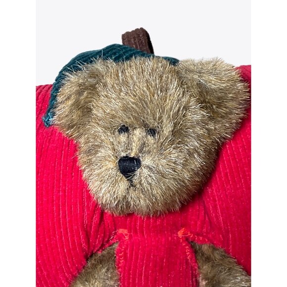 Boyds Bear QVC Calendar monthly Peeker Septembeary September Red Apple - Picture 2 of 8